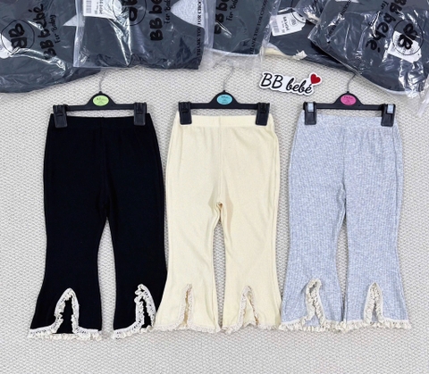 SET 3 QUẦN DÀI TĂM BÈO XẺ BÉ GÁI