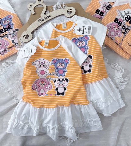 VÁY CAM BÈO BABY THREE BÉ GÁI SẴN (XẢ 50k)