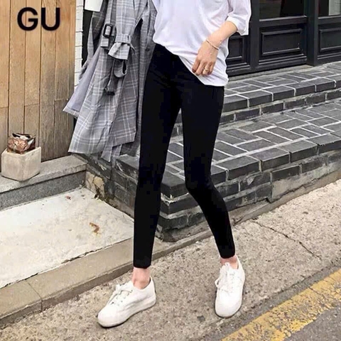 QUẦN LEGGING GU LÓT LÔNG NỮ