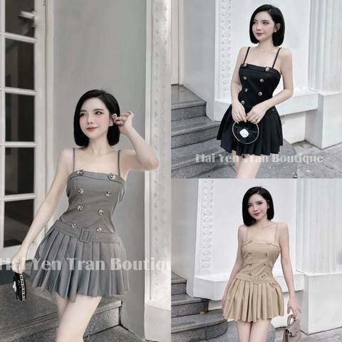 VÁY 2S NỮ TK CÚC TRƯỚC KÈM ĐAI SẴN