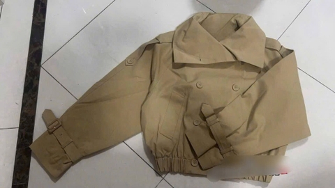 ÁO KHOÁC KAKI MÀU BE NỮ THU ĐÔNG SẴN