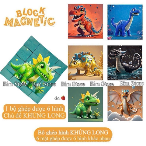 ĐỒ CHƠI - SET 16 VIÊN NAM CHÂM PHÁT TRIỂN TRÍ TUỆ CHO BÉ