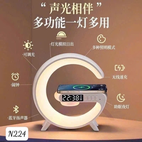 ĐỒ PHÒNG NGỦ ĐÈN NGỦ ĐA NĂNG KIÊM SẠC + LOA + ĐỒNG HỒ