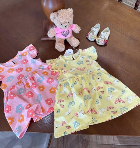 SET 2 VÁY BƯỚM HOA CÁNH TIÊN BÉ GÁI SẴN