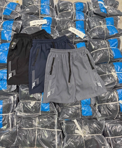 SET 3 QUẦN THỂ THAO ĐEN GHI THAN NAM