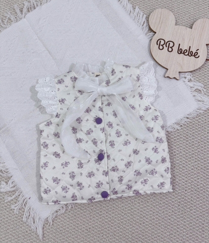 ÁO GHILE PHAO NƠ REN BÈO BÉ GÁI THU ĐÔNG