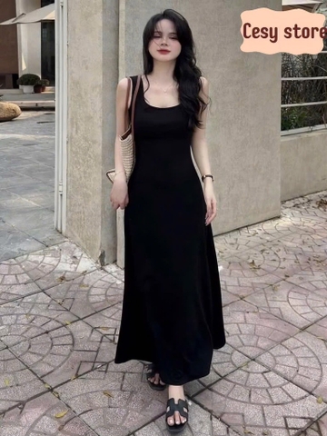 VÁY 2 DÂY DÁNG DÀI NỮ (SALE 77K)