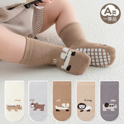 ĐỒ LÓT - SET 10 ĐÔI TẤT HÌNH THÚ BÉ TRAI BÉ GÁI