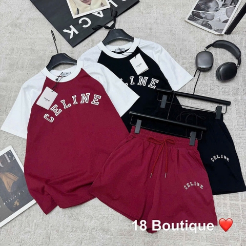 BỘ CILINE 2 MÀU ĐỎ ĐEN NỮ