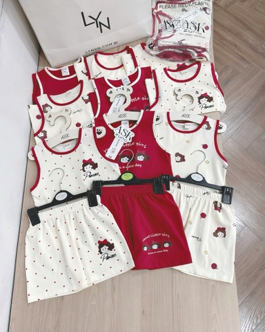 SET 3 BỘ SÁT NÁCH TONE ĐỎ BÉ GÁI( xả 109k)