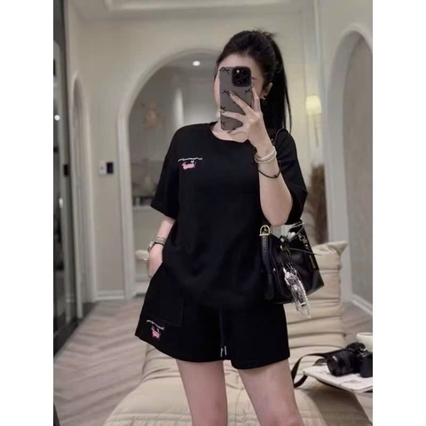 SET BỘ ĐÙI IN CHỮ THÊU LOGO CÚN DỄ THƯƠNG