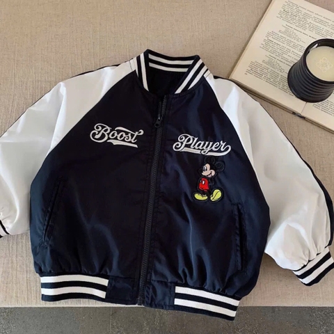ÁO KHOÁC BOMBER MICKEY BÉ TRAI