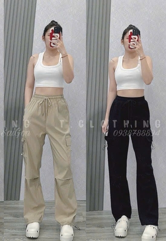 QUẦN GIÓ ĐEN BE WHOAU NỮ THU ĐÔNG