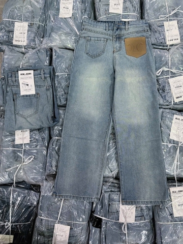 QUẦN JEAN NỮ SUÔNG TÚI NÂU NEW SẴN (xả 90k)