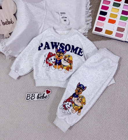 SET BỘ DÀI NỈ PAWSOME CHÓ CỨU HỘ BÉ TRAI