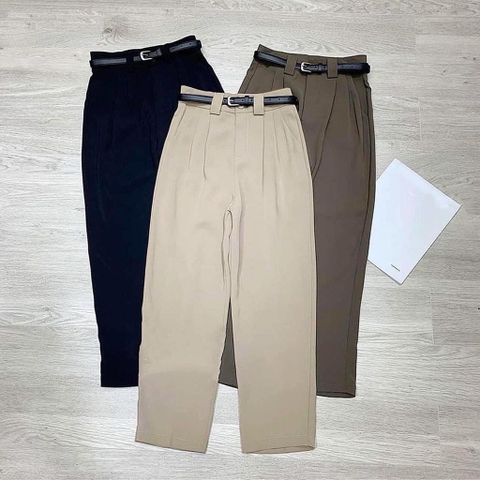 QUẦN BAGGY VẢI ĐỈA TO KÈM ĐAI(xả 50k)