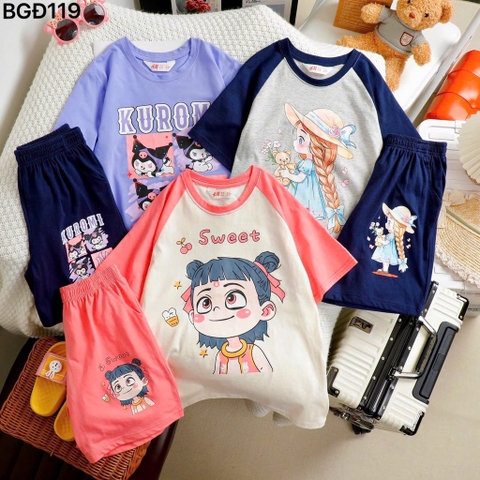 BỘ BÉ GÁI SIZE ĐẠI XUẤT SIÊU MỀM MÁT