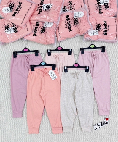SET 5 QUẦN DÀI TONE HỒNG CAM TÍM BÉ GÁI