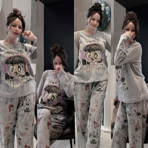 SET DÀI XÁM CÔ GÁI NỮ THU ĐÔNG