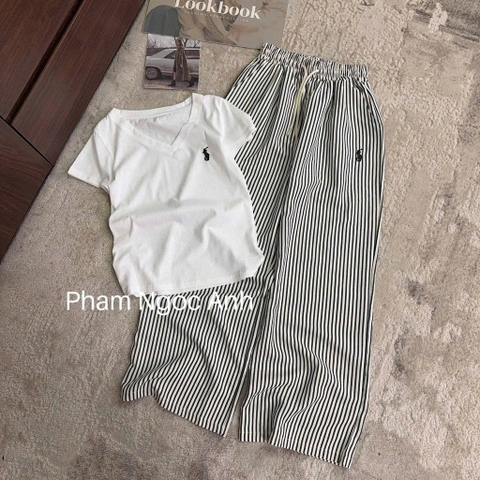 SET THÊU NGỰA QUẦN KẺ NỮ SẴN