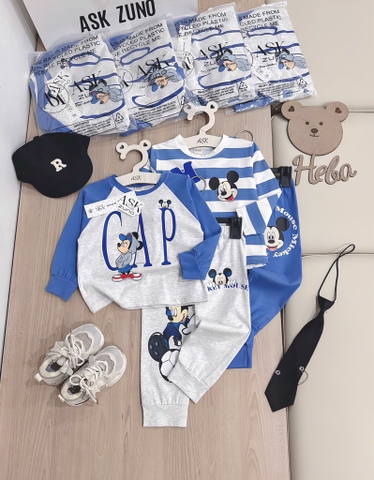 SET 2 BỘ DÀI GAP MK KẺ XANH BÉ TRAI