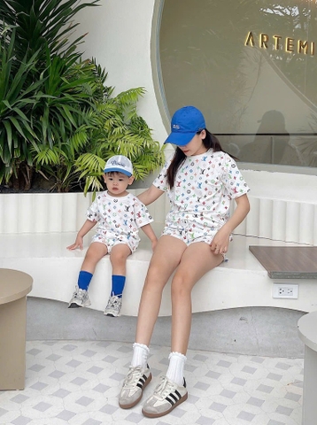 SET LV MẸ CON HOẠ TIẾT ĐA SẮC SẴN