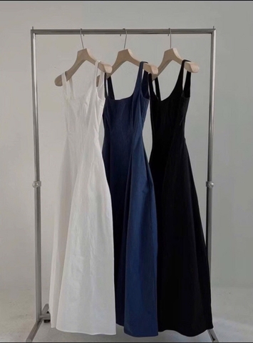 VÁY MAXI SN CỔ U CHẤT THÔ NỮ