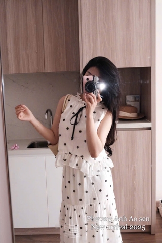 SET CHẤM BI 2 LỚP THIẾT KẾ NỮ SẴN