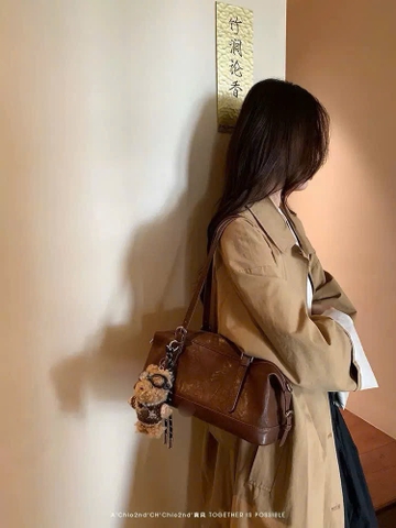 TÚI XÁCH - TÚI NÂU ĐEO VAI KÈM CHARM NỮ