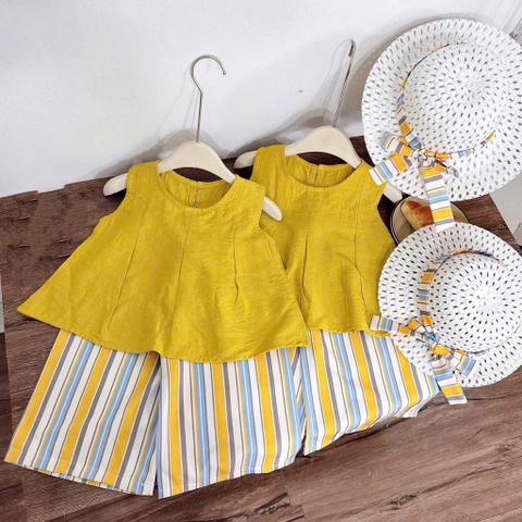 SET 3 CHI TIẾT BỘ SÁT NÁCH VÀNG BÉ GÁI KÈM MŨ SẴN(XẢ 59k)