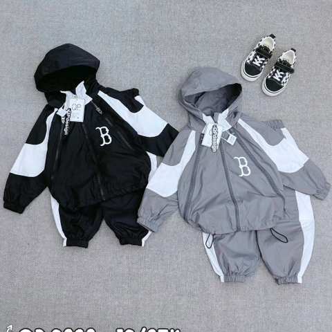 SET BỘ DÀI THỂ THAO B CÓ MŨ 2 MÀU BÉ TRAI (SALE 95k)