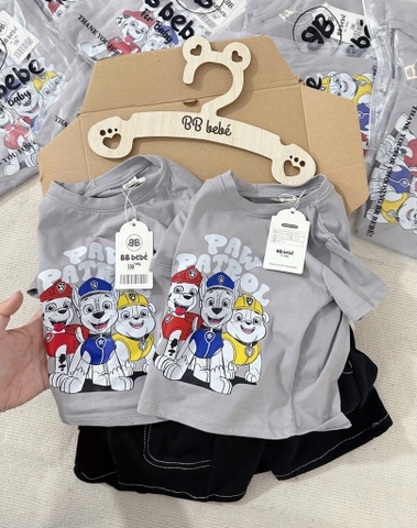 SET BỘ CHÚ CHÓ CỨU HỘ XÁM BÉ TRAI (SALE 59k)
