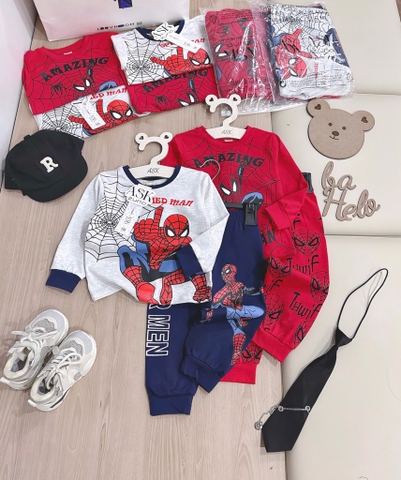 SET 2 BỘ DÀI TAY NGƯỜI NHỆN BÉ TRAI (LOAD LẠI GIÁ)