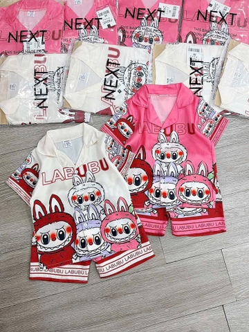 SET 2 BỘ ĐÙI PIZAMA LABUBU BÉ GÁI(XẢ 125k)