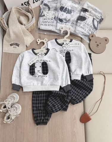 SET DÀI NỈ CÚN CARO SIÊU HOT BÉ TRAI SẴN