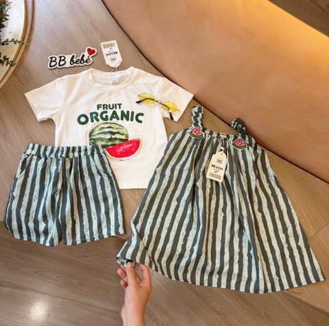 SET BỘ DƯA HẤU BÉ TRAI BÉ GÁI SẴN