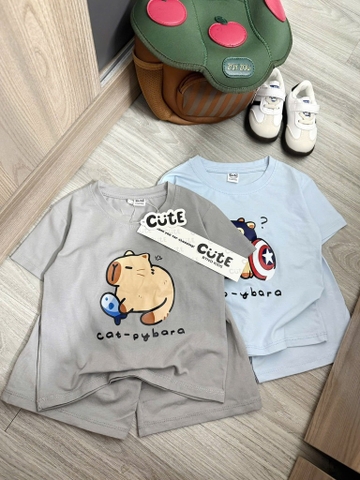 SET 2B CAPY XANH XÁM BÉ TRAI (SALE 77k)