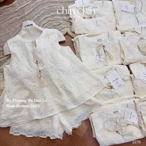 SET CỘC TIỂU THƯ THÊU HOA HOT HIT NỮ SẴN
