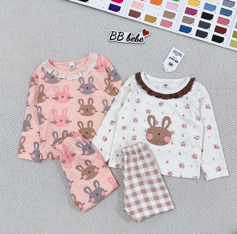 SET 2 BỘ DÀI THỎ HOA NHÍ TONE HÀN QUỐC BÉ GÁI