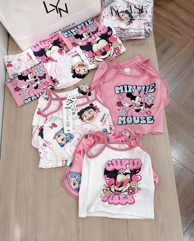 SET 3 BỘ MINNIE - NATRA BÉ GÁI SẴN( xả 118k )