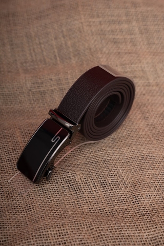 Dây lưng DOLO da bò nguyên tấm khóa tăng - DLB01