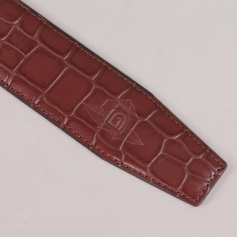 Dây thắt lưng da bò dập vân DOLO - DLB13