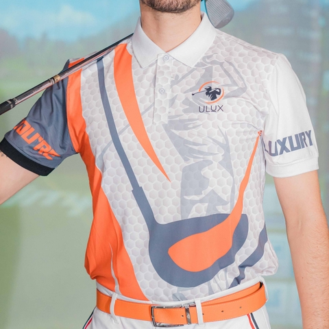 Áo Golf ULUX In Họa Tiết - UAG04