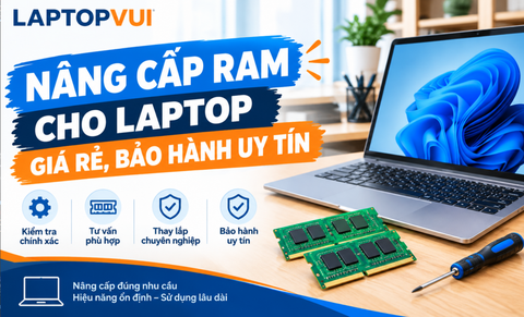 Nâng Cấp RAM Cho Laptop Tại Đà Nẵng Giá Rẻ Bảo Hành Uy Tín