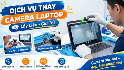 Thay Camera Laptop Tại Đà Nẵng – Hỗ Trợ Kiểm Tra Và Lắp Đặt