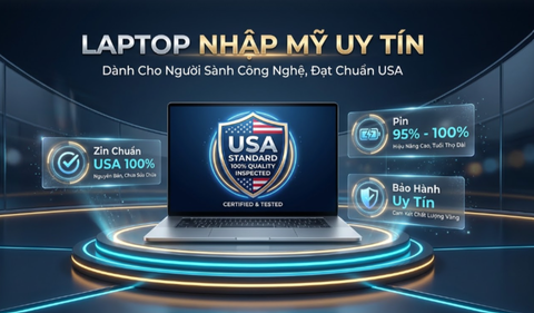Laptop nhập Mỹ uy tín giá rẻ Đà Nẵng