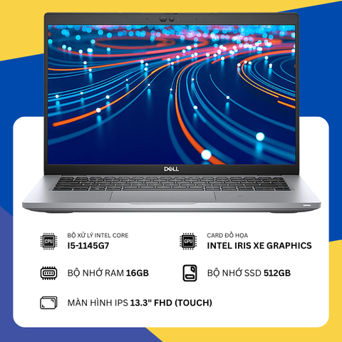 Laptop Dell Latitude 5320 2-in-1 (Intel Core i5-1145G7 / 16GB RAM / 512GB SSD / 13.3" Touch)