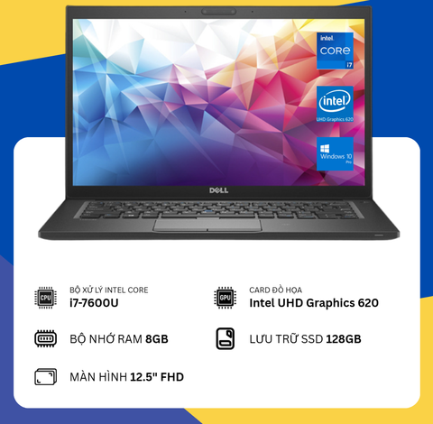 Dell Latitude 7280 (i7-7600U/8GB RAM/SSD 128GB/12.5" FHD)