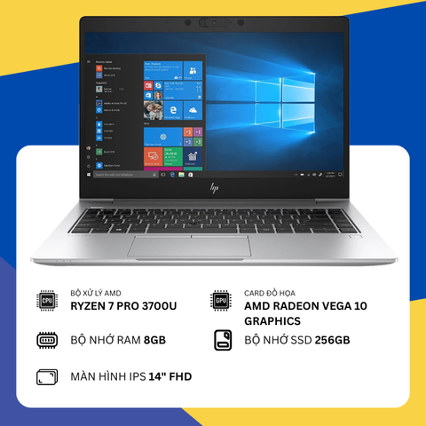 HP EliteBook 745 G6 (Ryzen 7 Pro 3700U/8GB RAM/SSD 512GB/14" FHD)