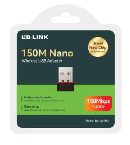 Đầu USB Wi-Fi / Wi-Fi USB LB-Link / BL-WN151 150Mbps Nano Wireless USB Adapter